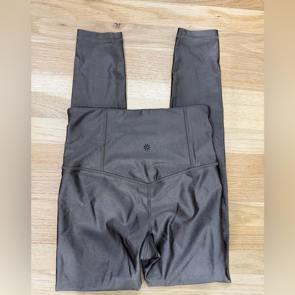 Athleta Elation Shine Tight Coffee House Size XS - Picture 4 of 5